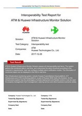 Huawei Interoperability Test Report for Infrastructure Monitor Solution